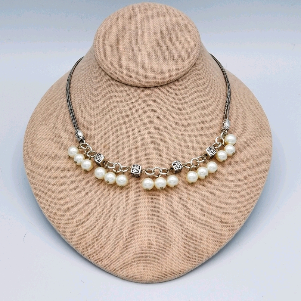 Brighton Mimosa Silver Plated Choker Necklace
